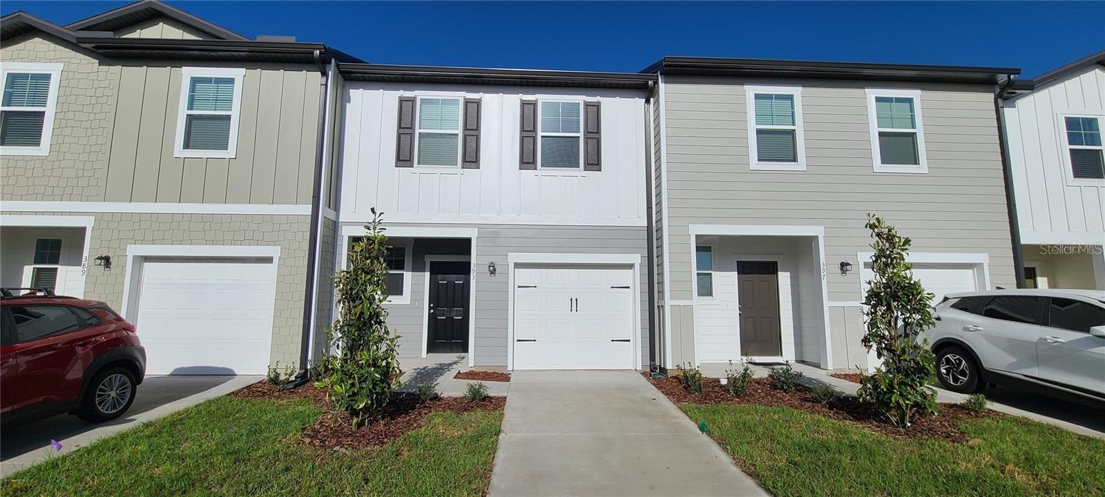 Actual exterior of 393 Madison Drive townhouse